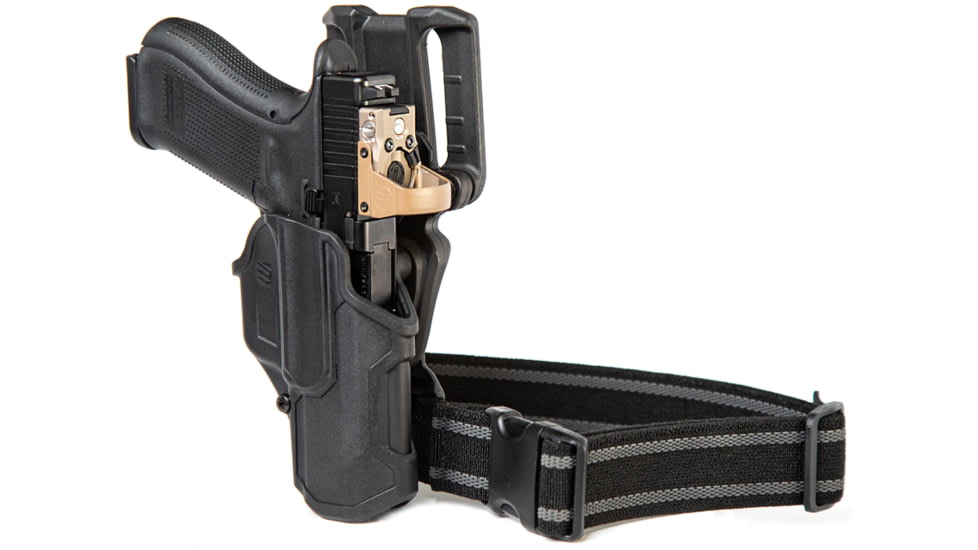 BlackHawk T-Series L2C Overt for Colt 1911, Right Hand, Black, 411703BKR