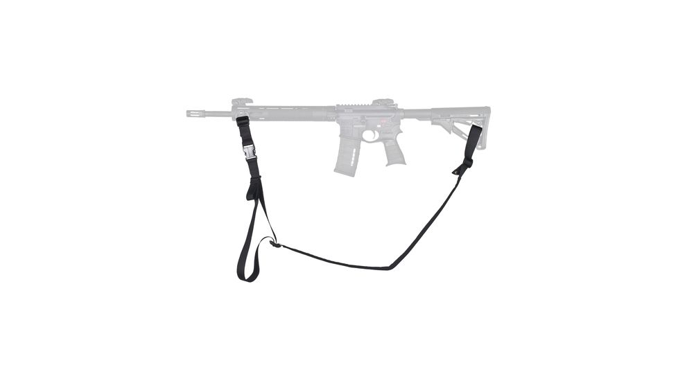 Blackheart Quick-Adjust Rifle Sling With Swivels Black