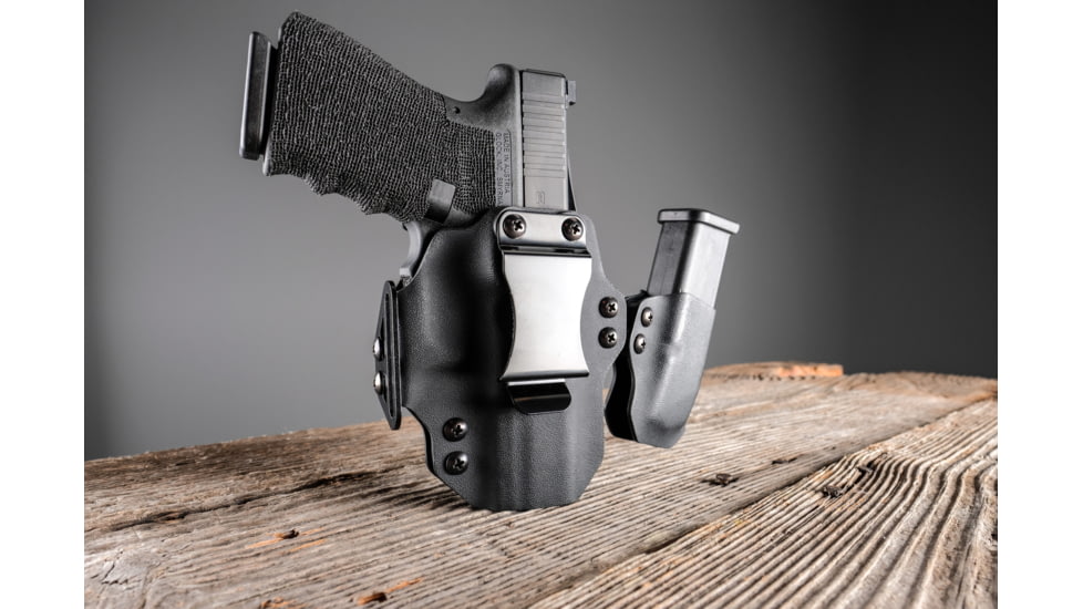 BlackPoint Tactical Dual Point IWB, Inside Waistband Holster, Fits Sig P365 X-Macro, Right Hand, Kydex Construction, Black 151988