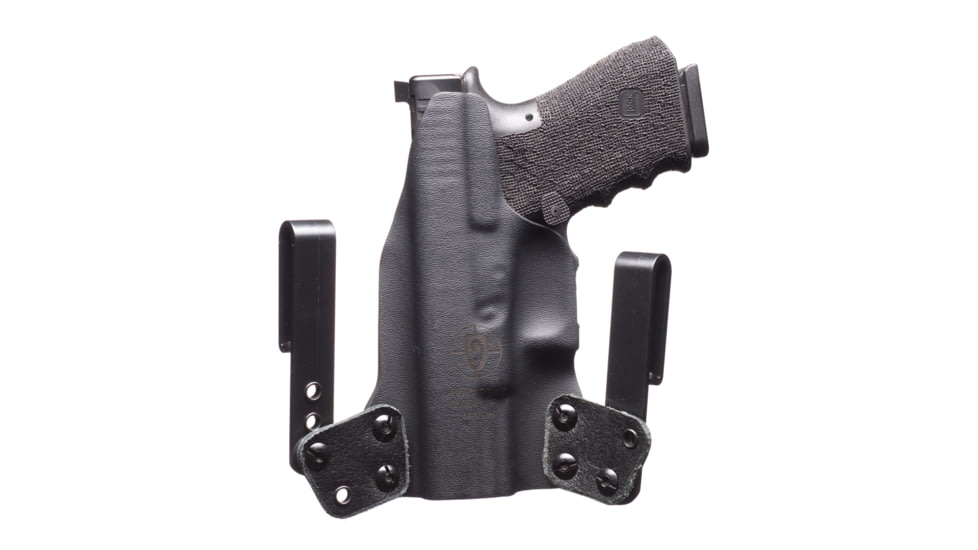 BlackPoint Tactical Mini Wing Kydex IWB Holster, Fits Glock 43X, With 15 Degree Cant, Right Hand, Black, 115947