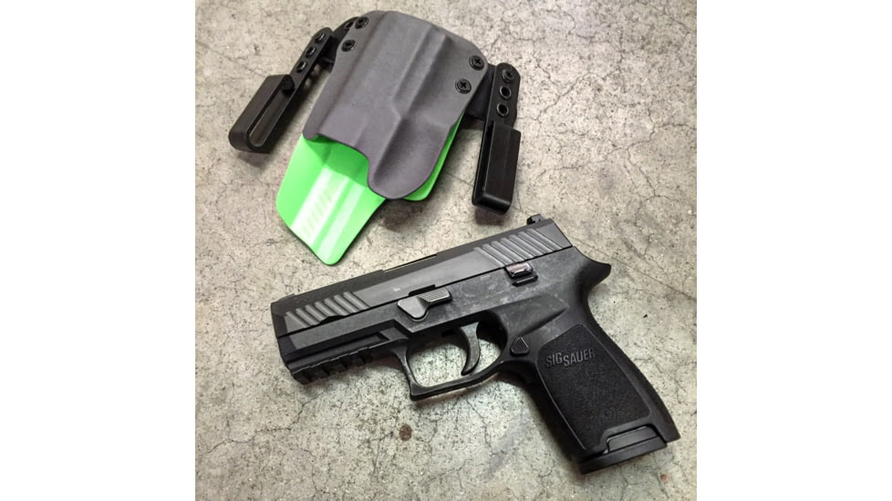 BlackPoint Tactical Mini Wing Kydex IWB Holster, Fits Glock 43X, With 15 Degree Cant, Right Hand, Black, 115947