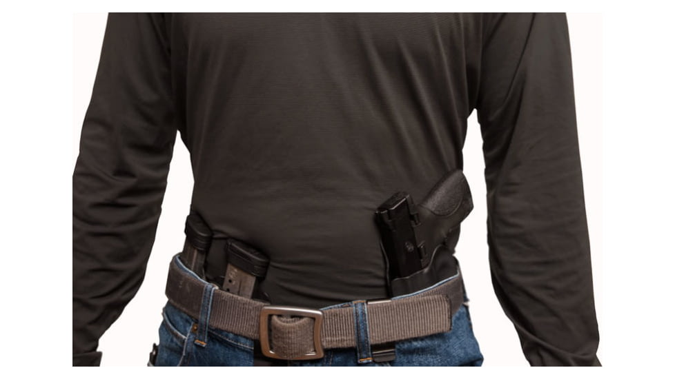 BlackPoint Tactical Mini Wing Kydex IWB Holster, Fits Glock 43X, With 15 Degree Cant, Right Hand, Black, 115947