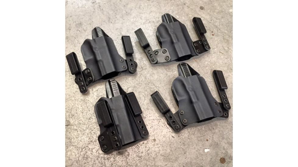 BlackPoint Tactical Mini Wing Kydex IWB Holster, Fits Glock 43X, With 15 Degree Cant, Right Hand, Black, 115947
