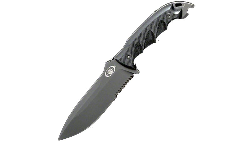 Blackwater Grizzly SERE, Black G-10, Combo Niolox Blade w/ Sheath BWGRX001