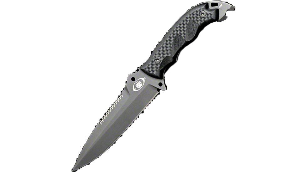 Blackwater URSA, Black G-10, Combo Niolox Blade w/ Sheath BWURX001