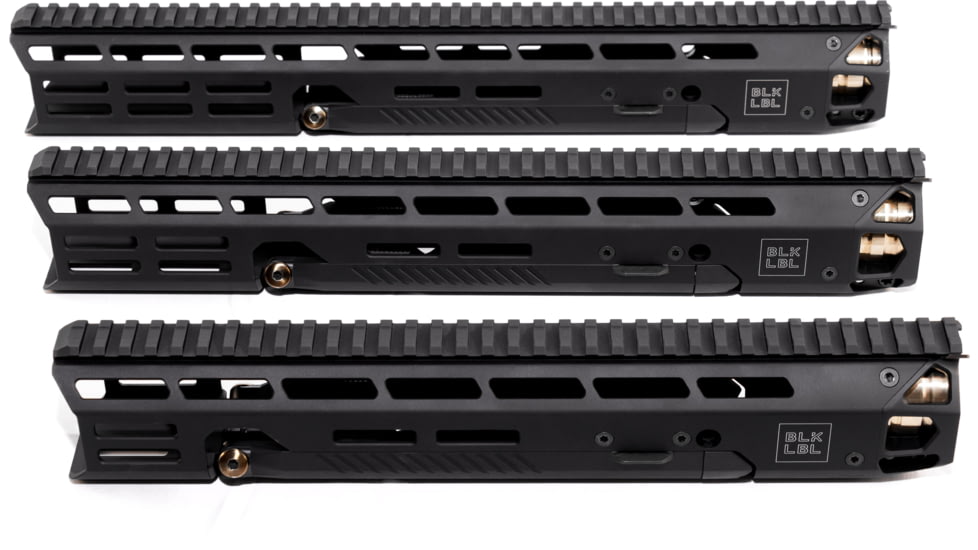 BLK LBL AR-10 DPMS High Handguard w/ Integral Bipod, Black, 14 in, BL-AR10H-B-14-BLK