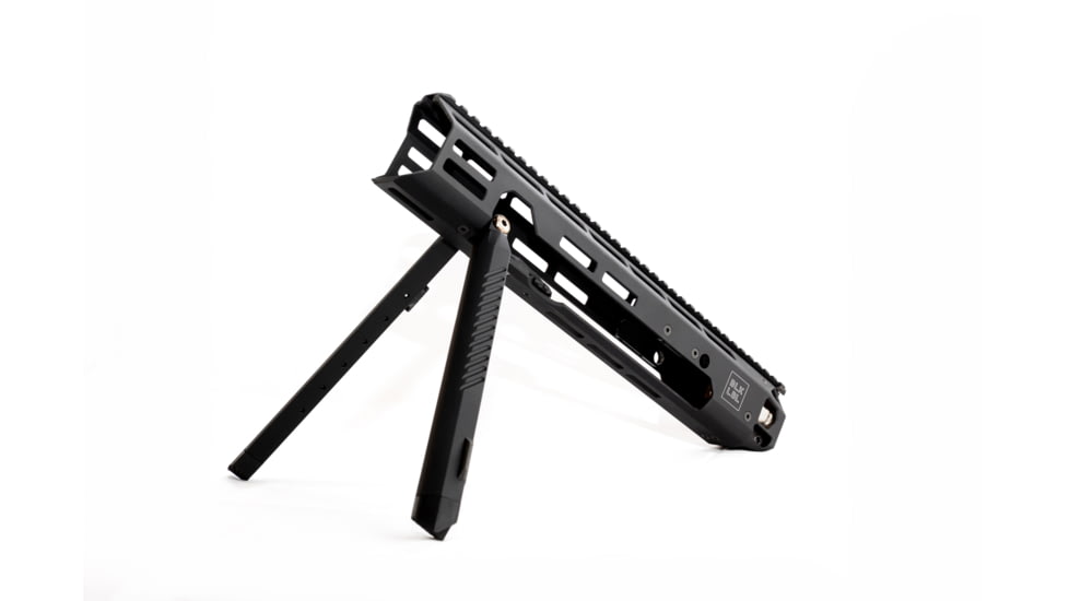 BLK LBL AR-10 DPMS High Handguard w/ Integral Bipod, Black, 14 in, BL-AR10H-B-14-BLK