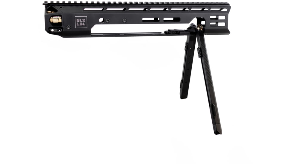 BLK LBL AR-10 DPMS High Handguard w/ Integral Bipod, Black, 14 in, BL-AR10H-B-14-BLK