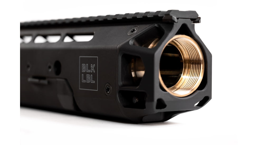 BLK LBL AR-10 DPMS High Handguard w/ Integral Bipod, Black, 14 in, BL-AR10H-B-14-BLK