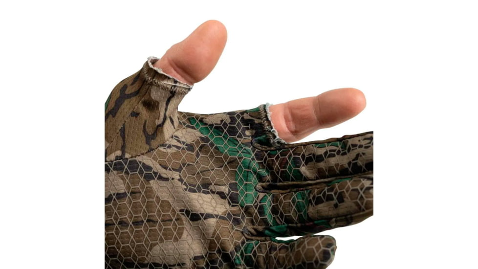 Blocker Outdoors Finisher Turkey LW Custom Gloves, Mossy Oak Greenleaf, Large, 1408948