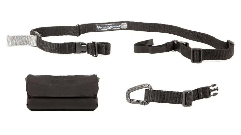 Blue Force Gear AF Sling Kit, Black, Black, Taclink, K-SP-0002-BK-BK-T