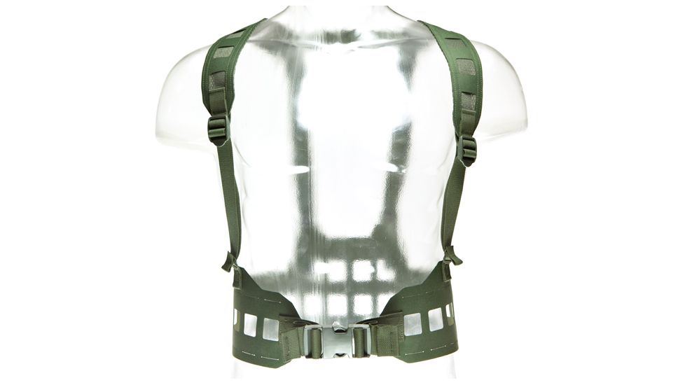 Blue Force Gear Beltminus V2 Belt Kit Set Low Profile Shoulder Straps Small, OD Green MM-BELT-2-LW-S-OD