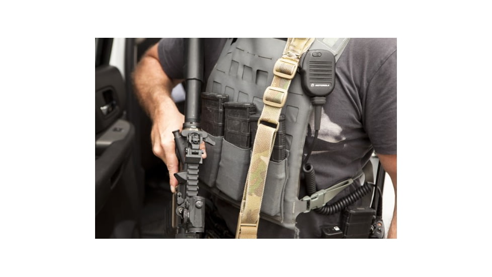 Blue Force Gear Helium Whisper Ten Speed Horizontal Triple M4 Mag Pouch, Wolf Gray HW-TSP-HZ-M4-3-WF