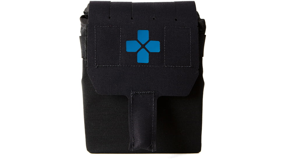 Blue Force Gear Helium Whisper Trauma Kit Essentials Supplies, Black, HW-TKN-MED-ESS-BK