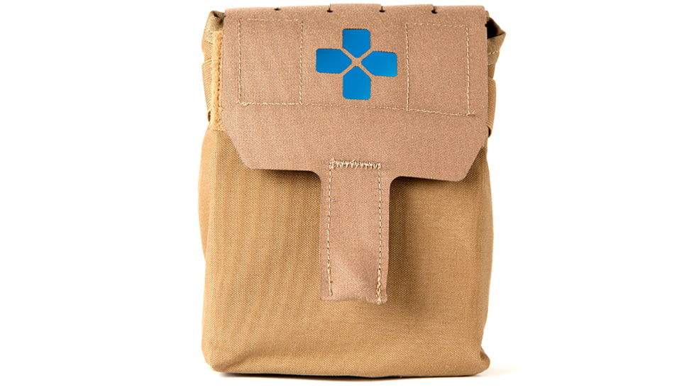 Blue Force Gear Helium Whisper Trauma Kit Pro Supplies, Coyote Brown, HW-TKN-MED-PRO-CB