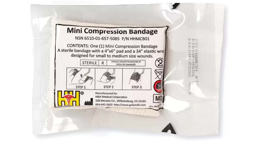 Blue Force Gear Micro Trauma Essential Kit Medical Supplies, TKR-MTKN-ESS