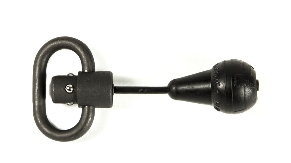 Blue Force Gear RED Swivel-Rapid Emergency Detachment Swivel For Push Button Sockets, 1in, Black, 1in P-PBER-100