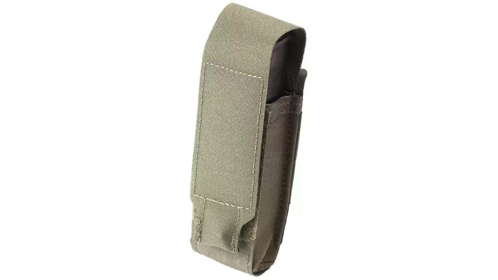 Blue Force Gear Single Pistol Mag Pouch w/Flap, Ranger Green, HW-M-PISTOL-1-RG