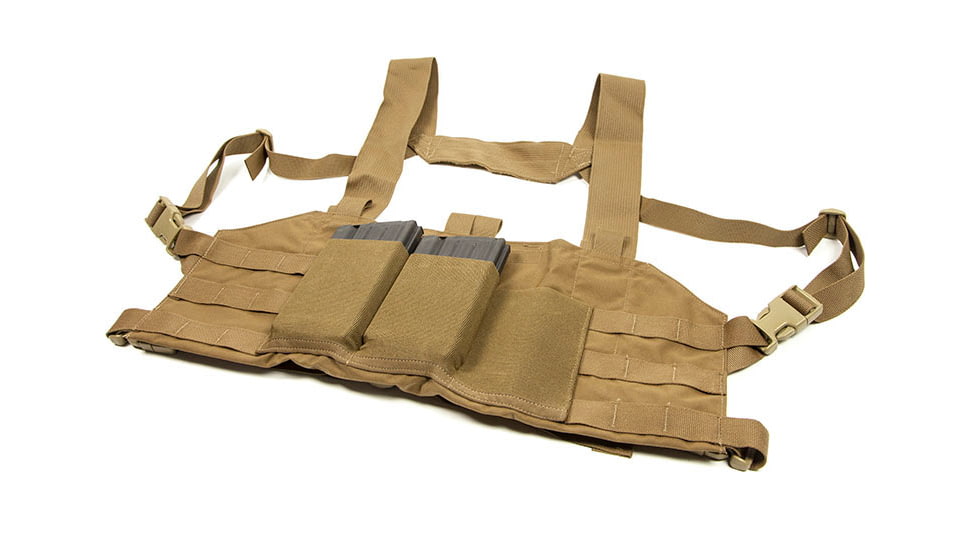 Blue Force Gear Ten-Speed Sr25 Chest Rig, Coyote Brown TSP-CHESTRIG-SR25-CB