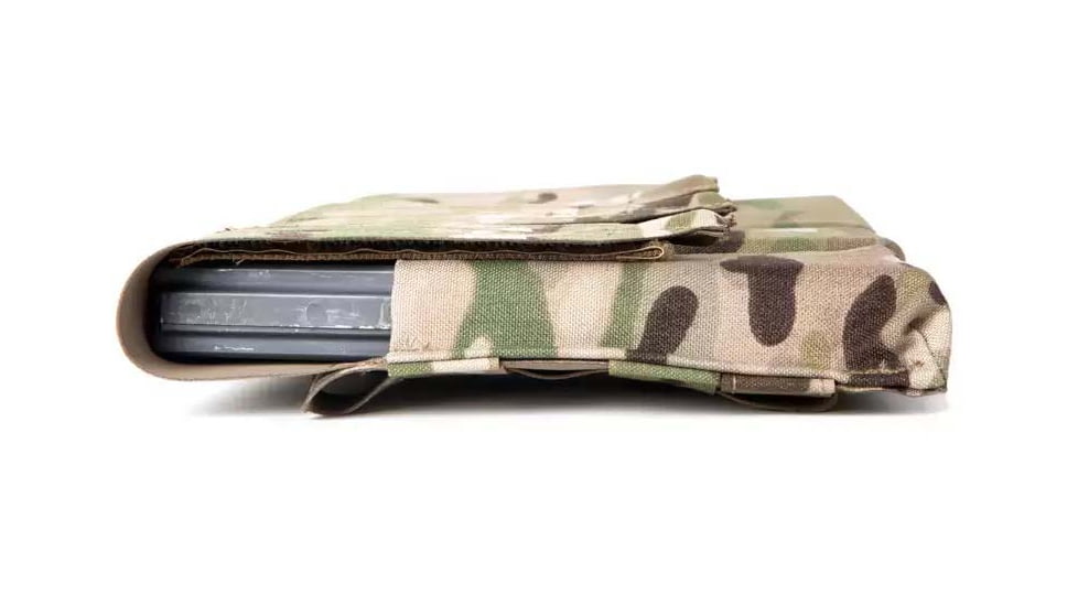 Blue Force Gear Triple M4 Magazine Pouch, Classic style with flap, one mag per pocket, MultiCam, HW-M-1M4-3-MC
