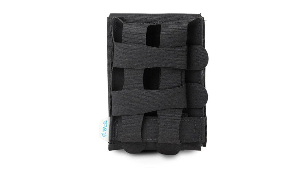 Blue Force Gear Version 2 Helium Whisper Micro Trauma Kit - Empty, Black, Small, HW-TKN-NANO-02-EMPTY-BK