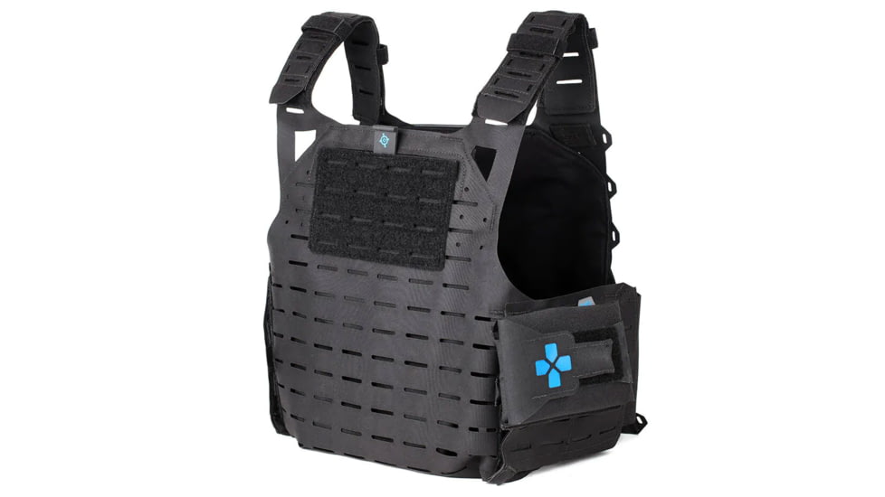 Blue Force Gear Version 2 Helium Whisper Micro Trauma Kit - Empty, Black, Small, HW-TKN-NANO-02-EMPTY-BK