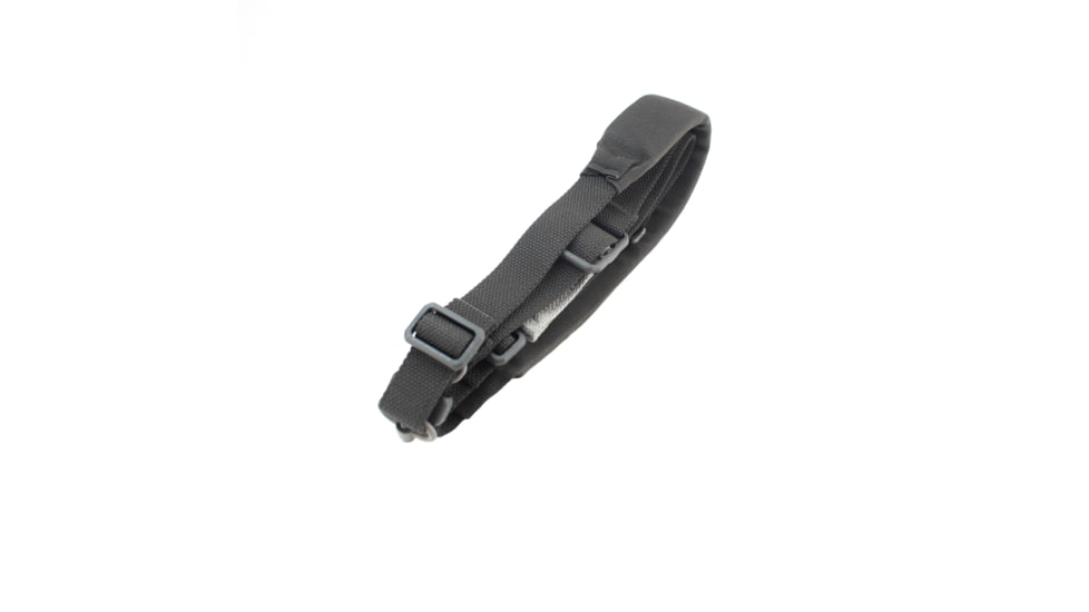 Blue Force Gear Vickers 221 2-to-1 Padded Sling, Push Button Version w/Nylon Adjuster and Hardware, Black VCAS-2TO1-PB-200-AA-BK