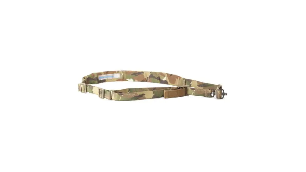 Blue Force Gear Vickers 221 2-to-1 Padded Sling, Push Button Version w/Nylon Adjuster and Hardware, Multicam VCAS-2TO1-PB-200-AA-MC