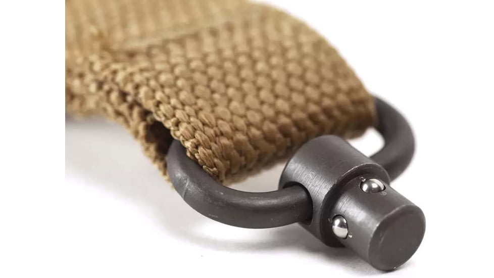Blue Force Gear Vickers Push Button Sling w/Nylon Adjuster and Hardware, Coyote Brown, VCAS-PB-125-AA-CB