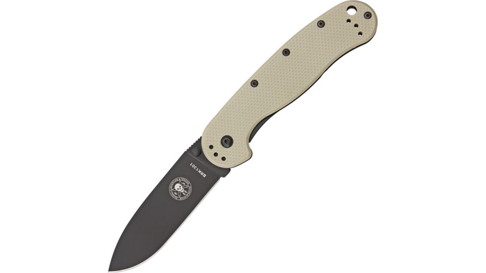 Blue Ridge Knives Avispa Desert Tan Black Knife, Desert Tan/Black BRK1301DTB