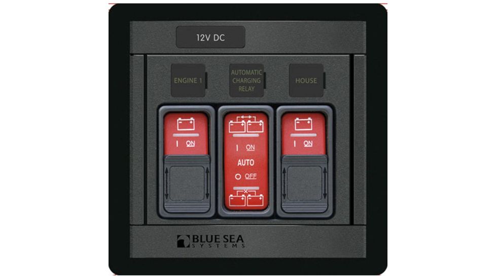 Blue Sea Systems 1147 Remote Control Panel w/22145 &amp; 12146 Remote Control Contura Switch 57214