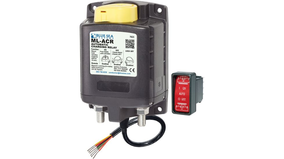 Blue Sea Systems 7623 ML-Series Heavy Duty Automatic Charging Relay - 24V 34968