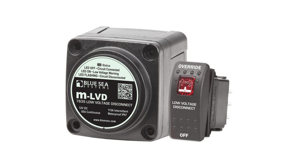 Blue Sea Systems m-LVD Low Voltage Disconnect 7635 56672