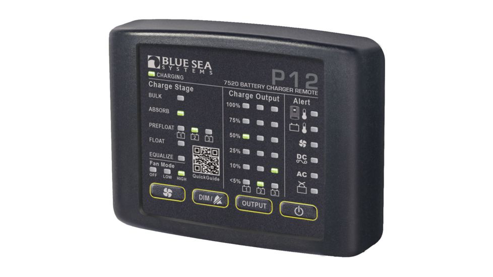 Blue Sea Systems P12 LED Remote f/Battery Chargers 7520 51991