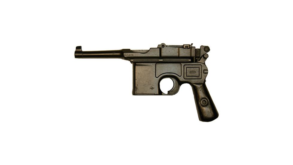 Blueguns Mauser C96 Training Guns, Unweighted, w/o Light/Laser Attachment, Handgun, Black, FSMBHBP