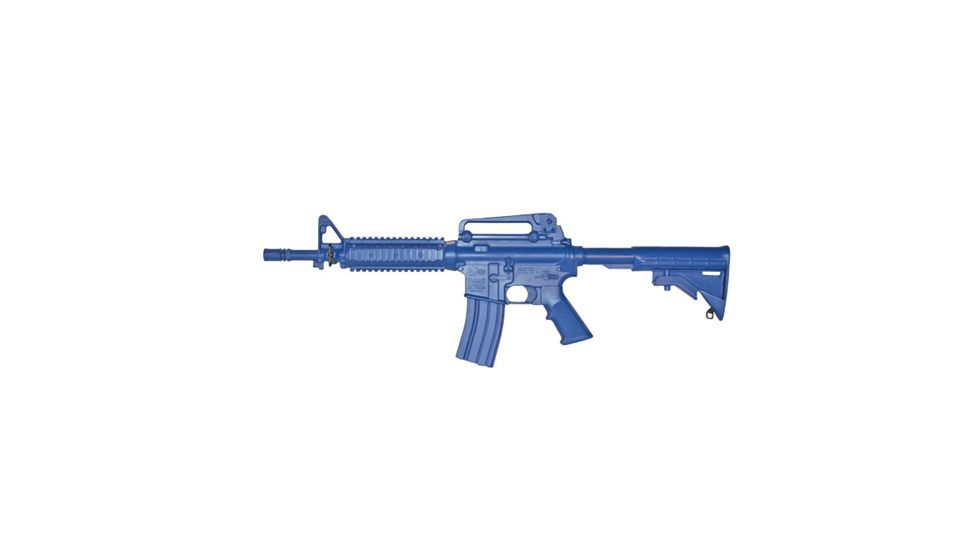 Blueguns Training Long Gun - M4 Commando Open Stock, Fwd Rail - FSM4CRW