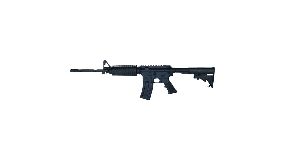 Blueguns Colt M4 Commando Training Guns, Not Weighted, No Light/Laser Attachment, Rifle, Black, Flat Top, FSM4CFTB