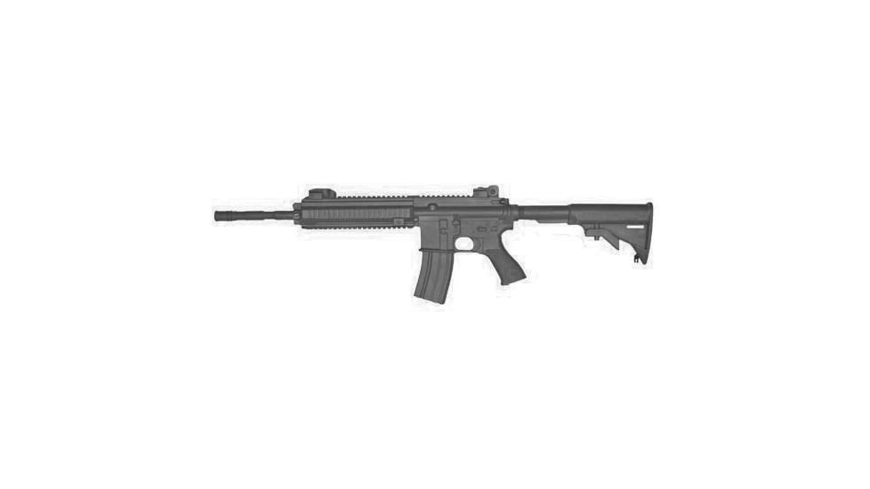 Blueguns Heckler &amp; Koch HK416 14.5in Training Guns, Not Weighted, No Light/Laser Attachment, Rifle, Black, 14.5 Barrel, FS41614.5B
