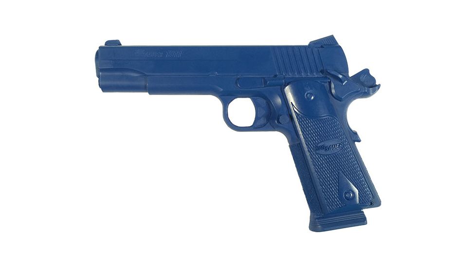 Blueguns SIG 1911 Nitron Cocked and Locked Training Handgun, Blue, FSS1911CL