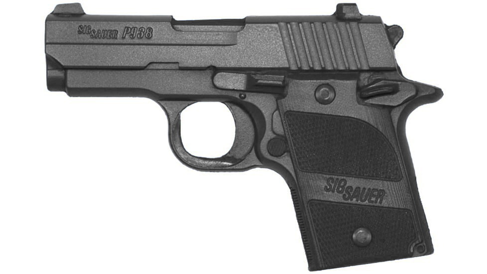 Blueguns SIG Sauer P938 Training Guns, Weighted, No Light/Laser Attachment, Handgun, Black, FSP938WB