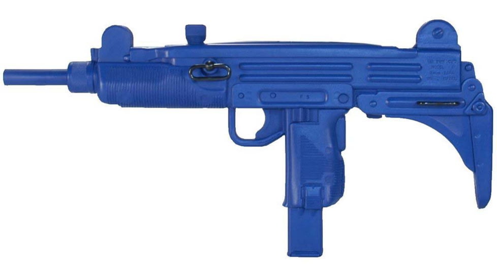 Blueguns Uzi Submachine Gun Training Guns, Not Weighted, No Light/Laser Attachment, Rifle, Blue, FSUZI