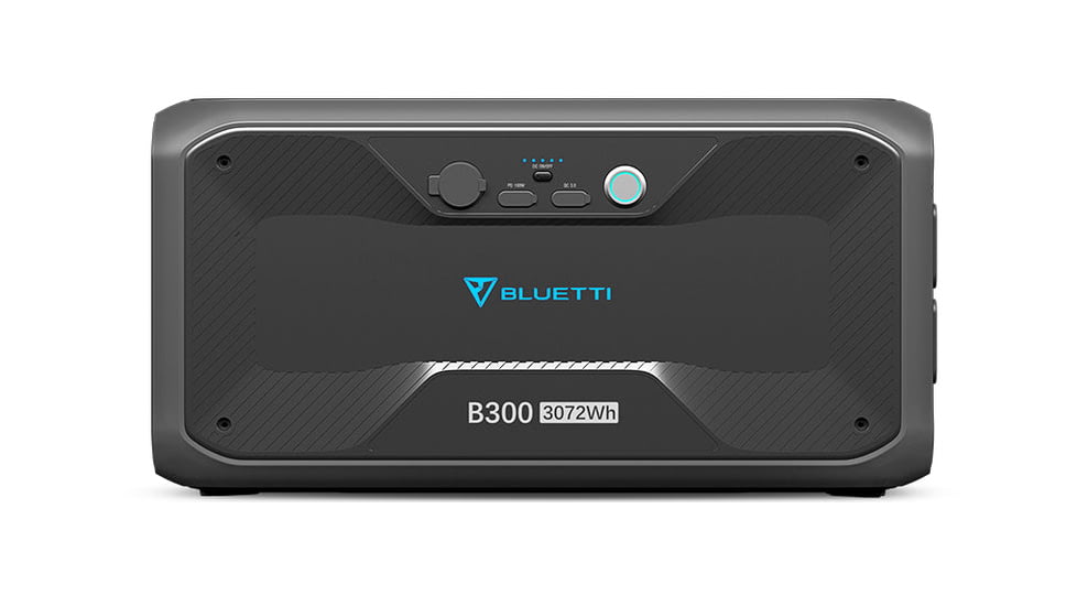 BLUETTI B300 Expansion Battery, 3072Wh, Gray, B300-US-GY-BL-00