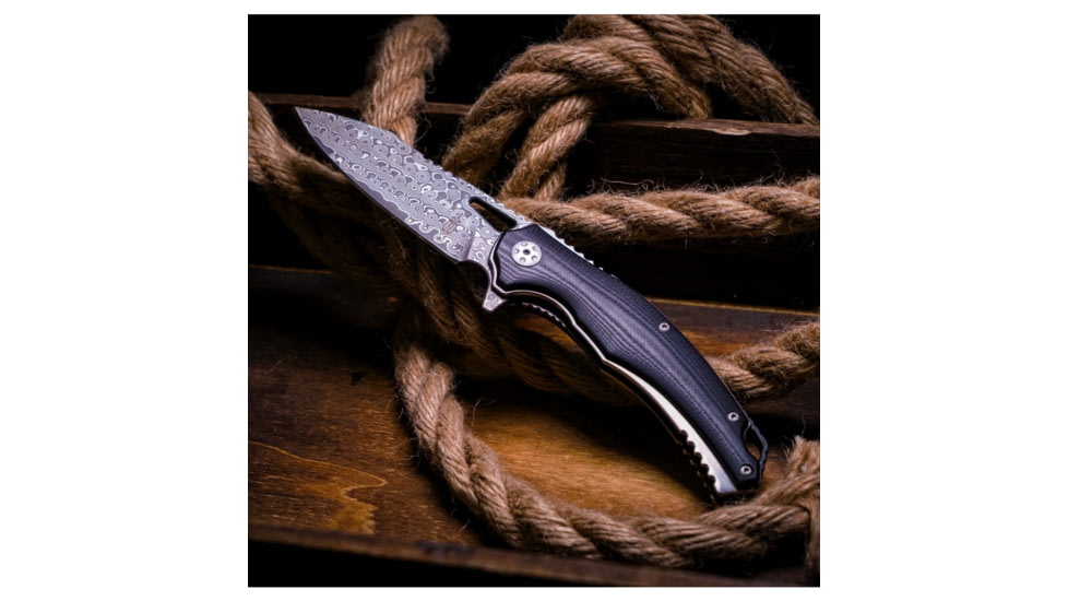 BNB Knives Damascus Black Panther - BNB4045D