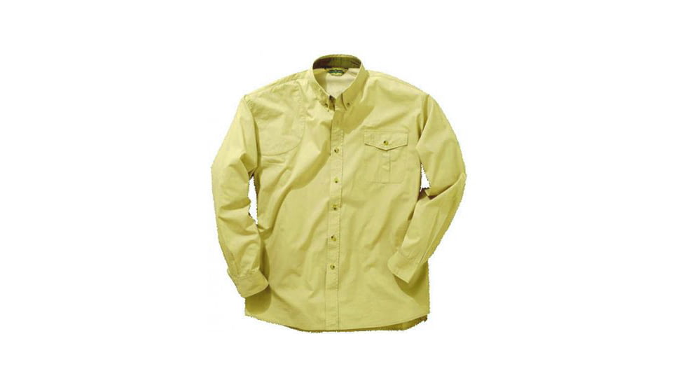 Bob Allen 142K Long Sleeve Vent Back Shirt, YELLOW M