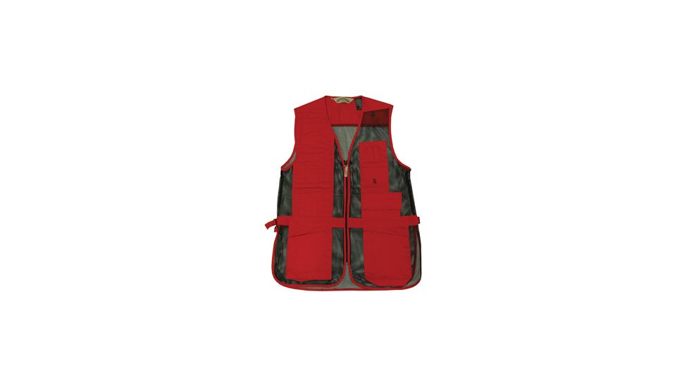 Bob Allen 240M Mesh Shooting Vest,Red,4X 30282