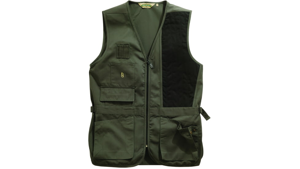 Bob Allen 240S Solid Shooting Vest - Sage, Left Hand, 2XL - 30187