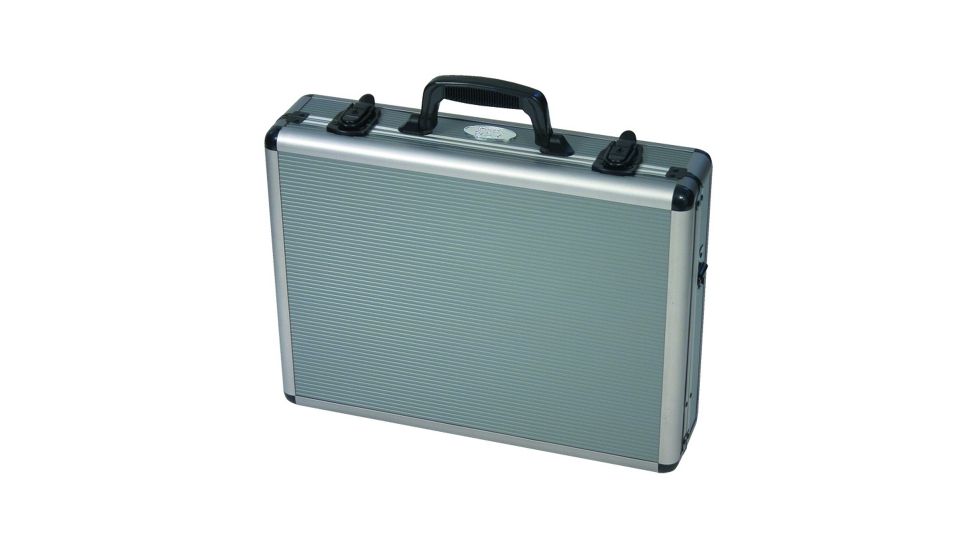 Bob Allen 31066 Four Pistol Range Case, Grey, 17.5in. x 13in. x 4in. 31066