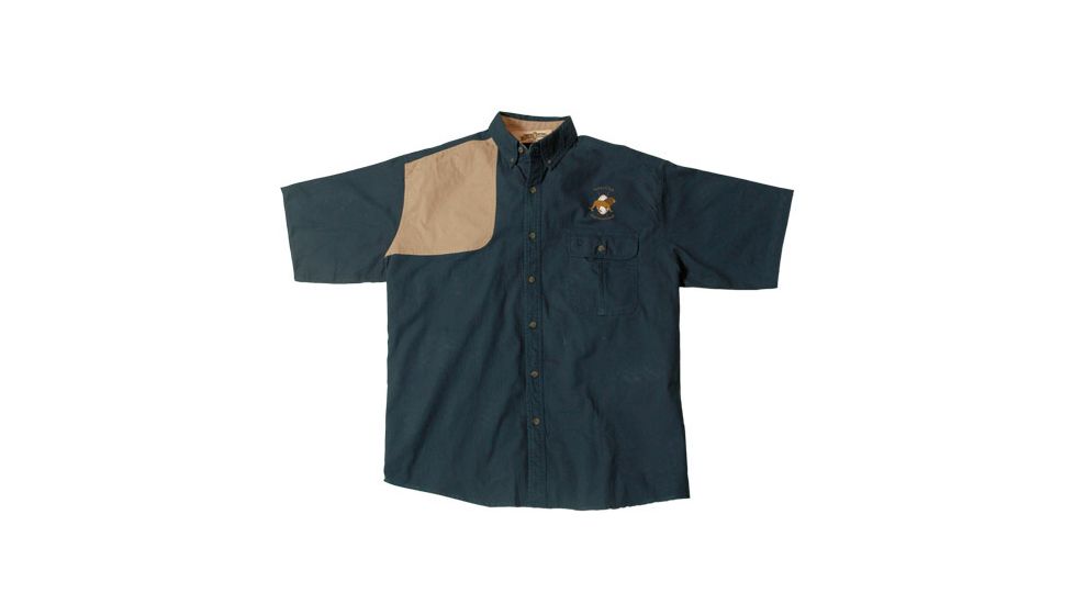 Bob Allen HU126 High Prairie Short Sleeve Hunting Shirt, Green/Tan, 4XL - 14317 