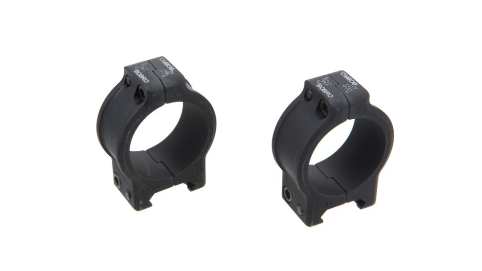 Bobro Engineering LAB-X Fixed Scope Rings, Low, 34mm, Black LBX-880-340