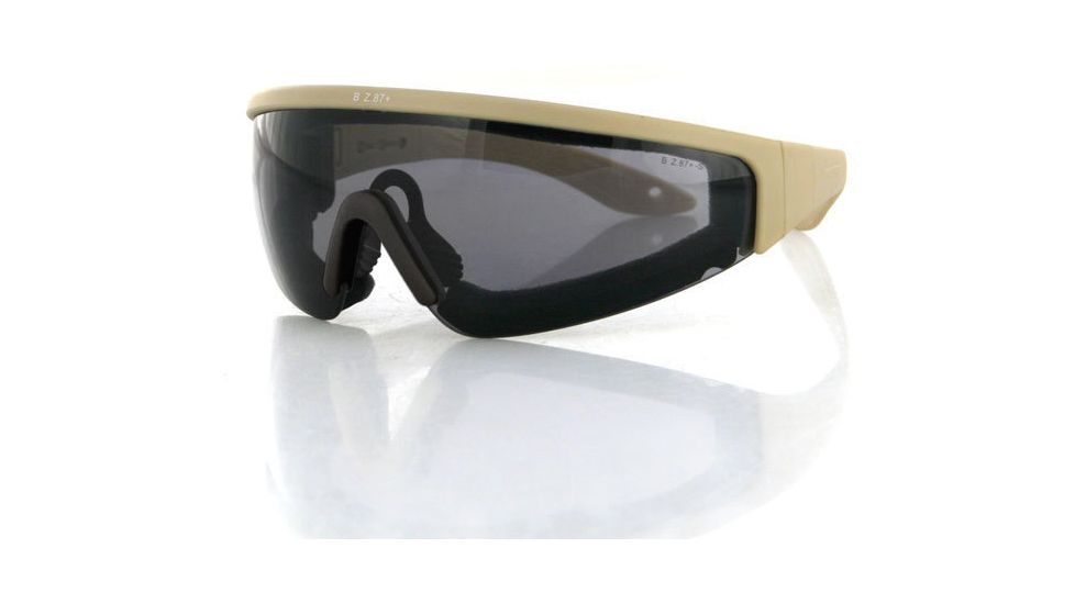 Bobster Prowler Sunglasses, Tan Frame, Smoked Lens BW8001T